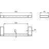 Полотенцедержатель IDEAL STANDARD Connect N1385AA
